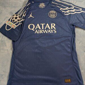 2025 Paris Saint Germain Jersey Third #10 Ousmane Dembele Size XL Ballon d'Or